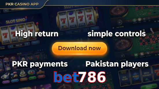Main screen of Bet786 gamedownload page for PK players