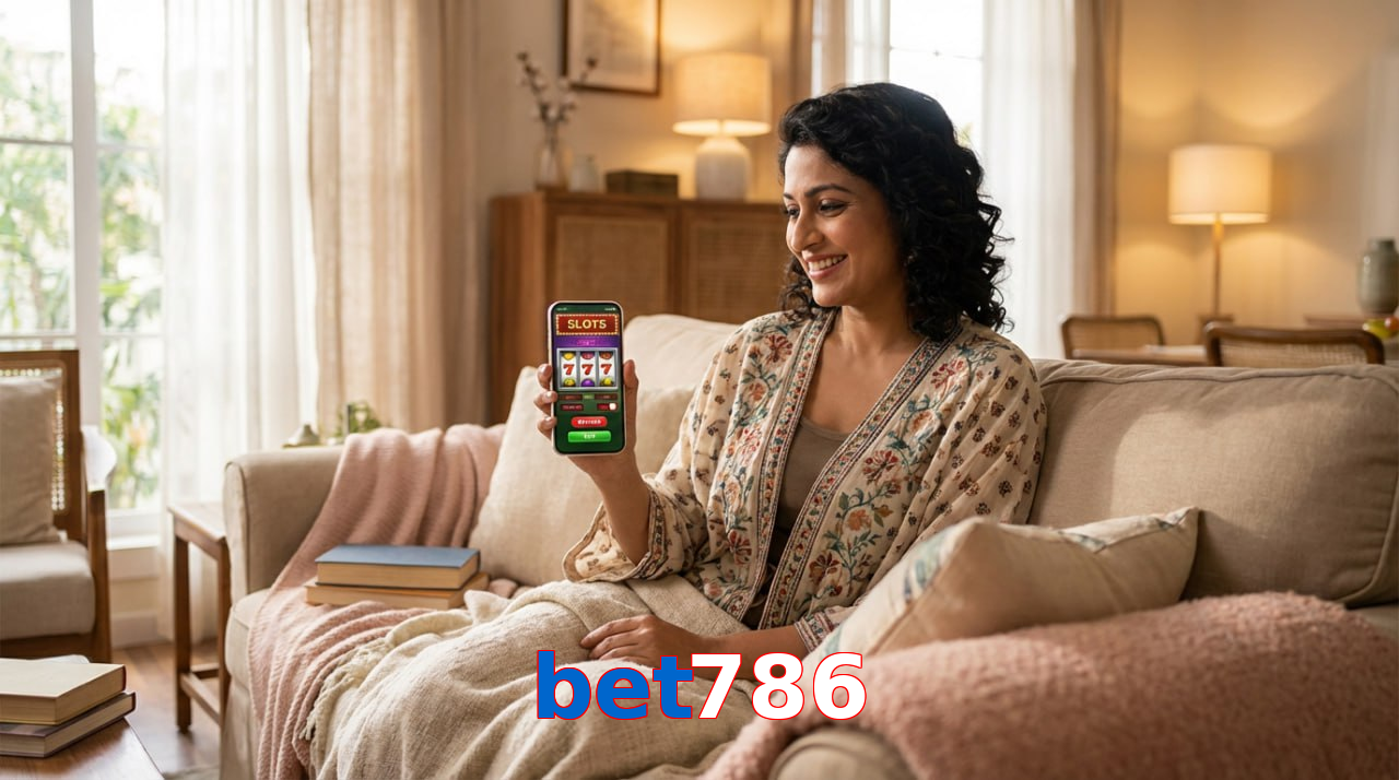 Main screen of Bet786 online page for PK players